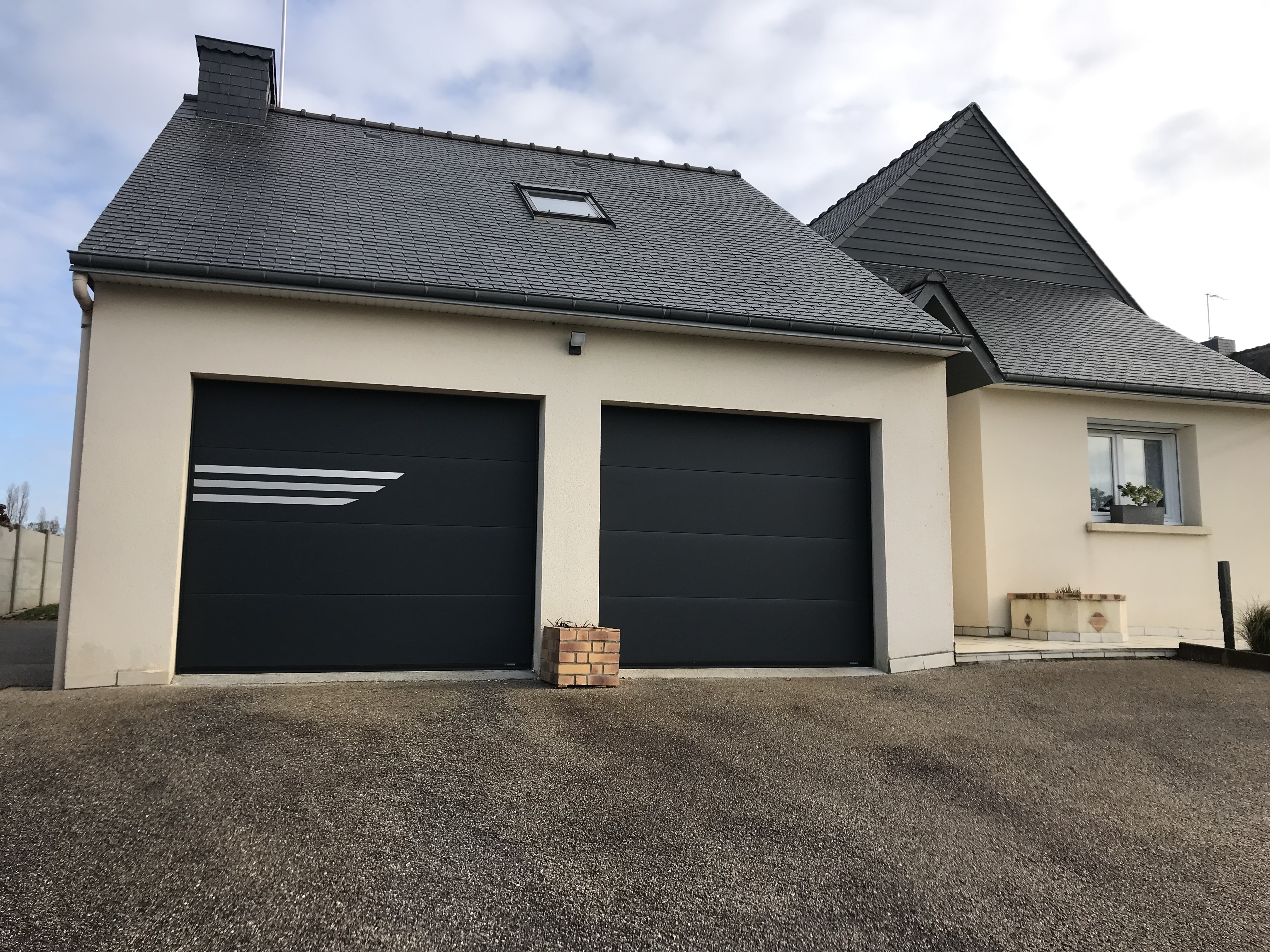 Menuiserie Le Gros - Porte de garage double